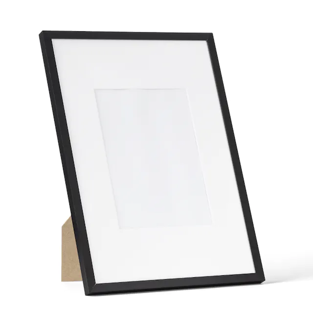 Black Photo Frame Mockup (4x6)